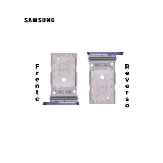 PORTA SIM SAMSUNG S24 PLUS MORADO
