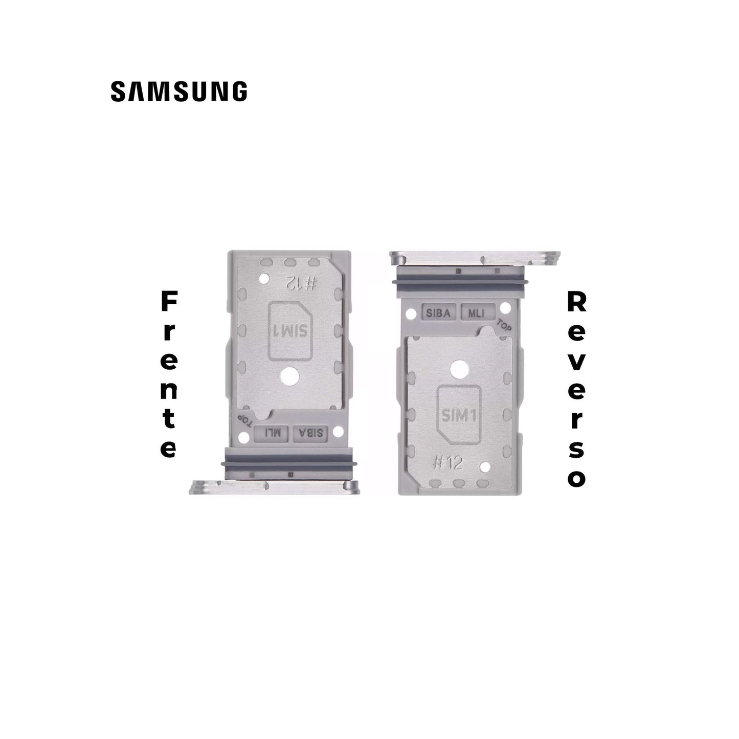 PORTA SIM SAMSUNG S24 PLUS PLATA
