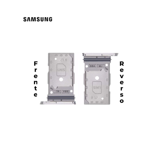 PORTA SIM SAMSUNG S24 PLUS PLATA