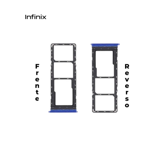PORTA SIM INFINIIX HOT 12i AZUL
