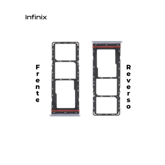 PORTA SIM INFINIIX HOT 50i PLATA