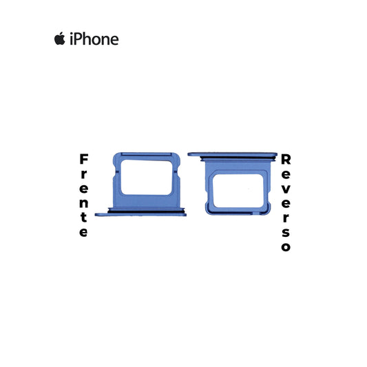 PORTA SIM IPHONE 16 / 16 PLUS AZUL