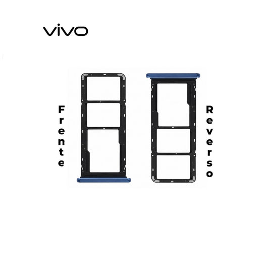 PORTA SIM VIVO Y15 AZUL