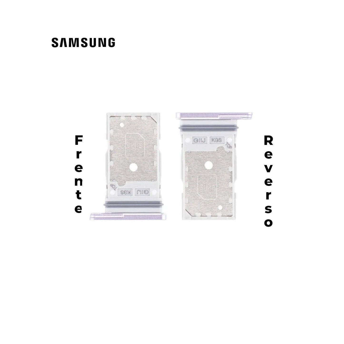 PORTA SIM SAMSUNG S21 FE LILA