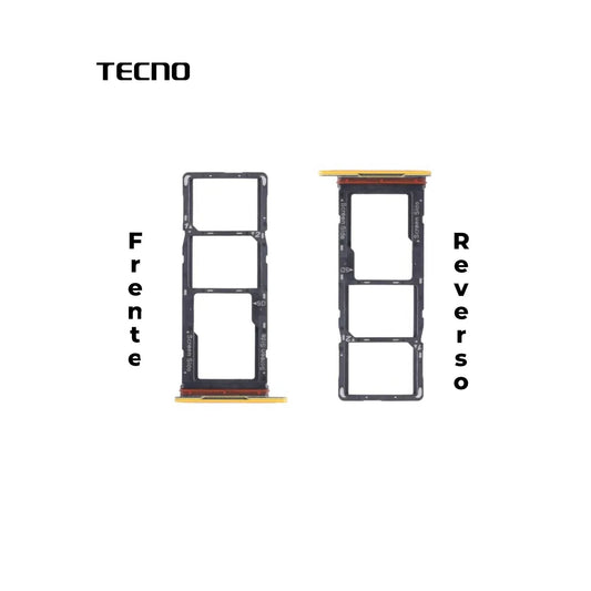 PORTA SIM TECNO SPARK 30 PRO DORADO