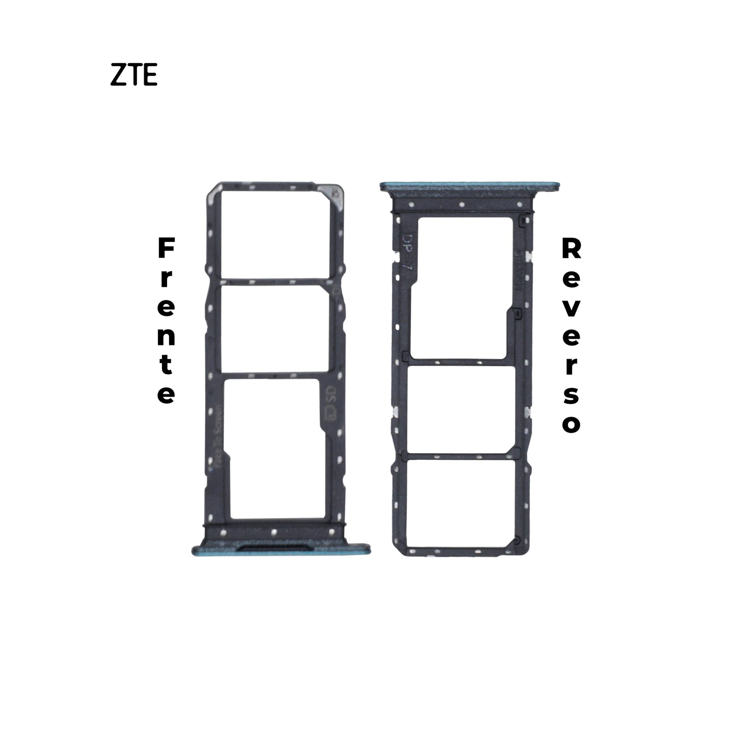 PORTA SIM ZTE BLADE A34 VERDE