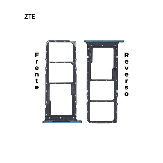 PORTA SIM ZTE BLADE A34 VERDE