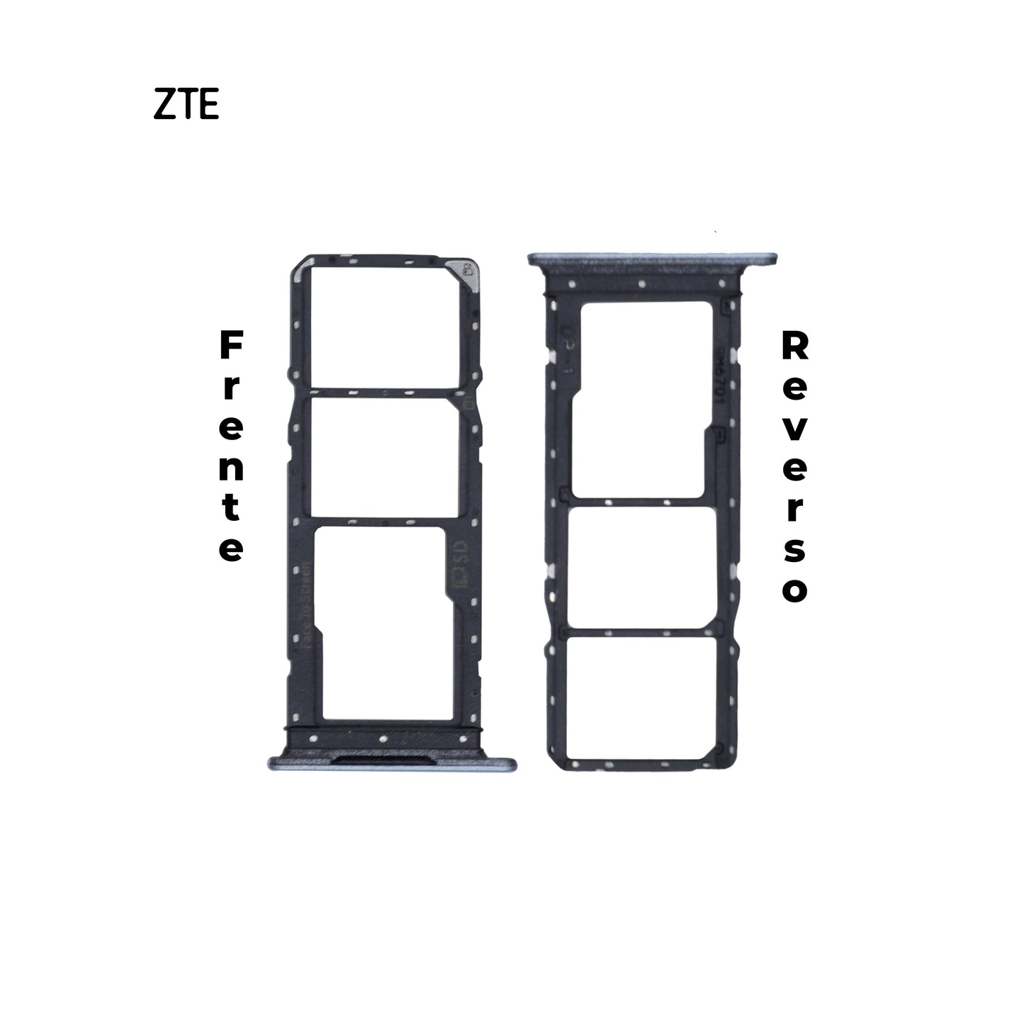 PORTA SIM ZTE BLADE A54 AZUL