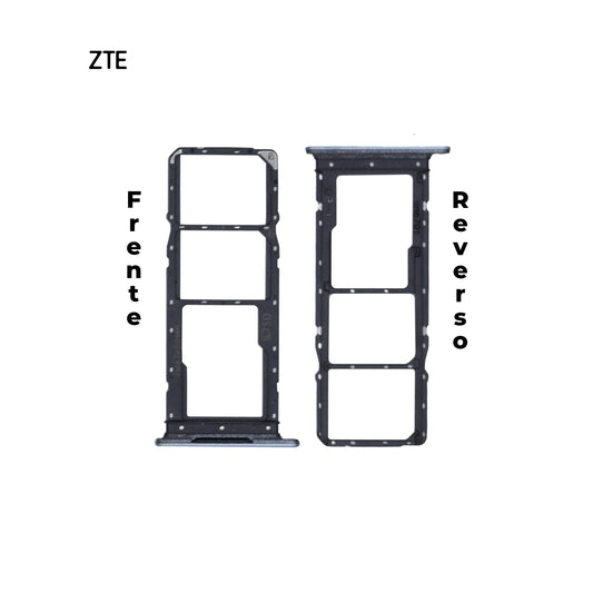 PORTA SIM ZTE BLADE A54 AZUL
