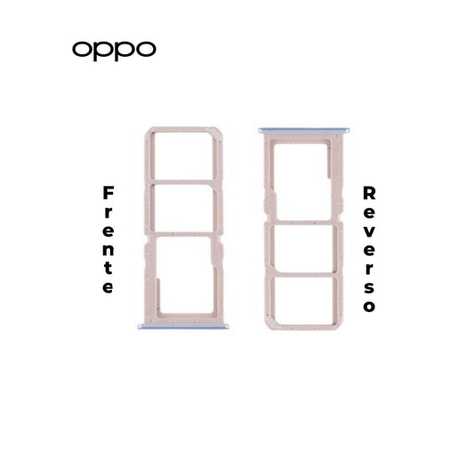 PORTA SIM OPPO A53 AZUL