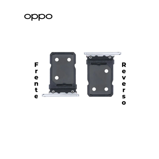 PORTA SIM OPPO FIND X5 PLATA