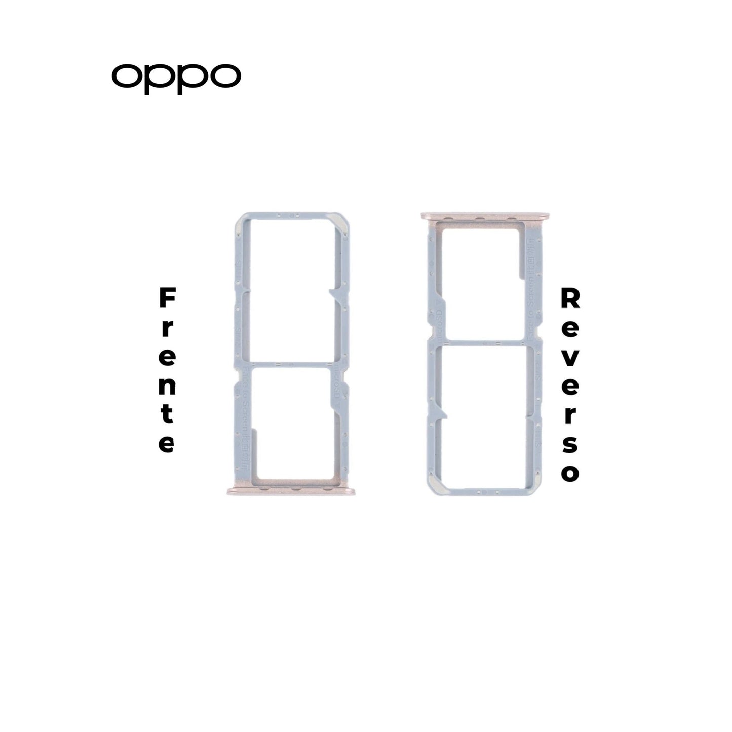 PORTA SIM OPPO RENO 7 DORADO