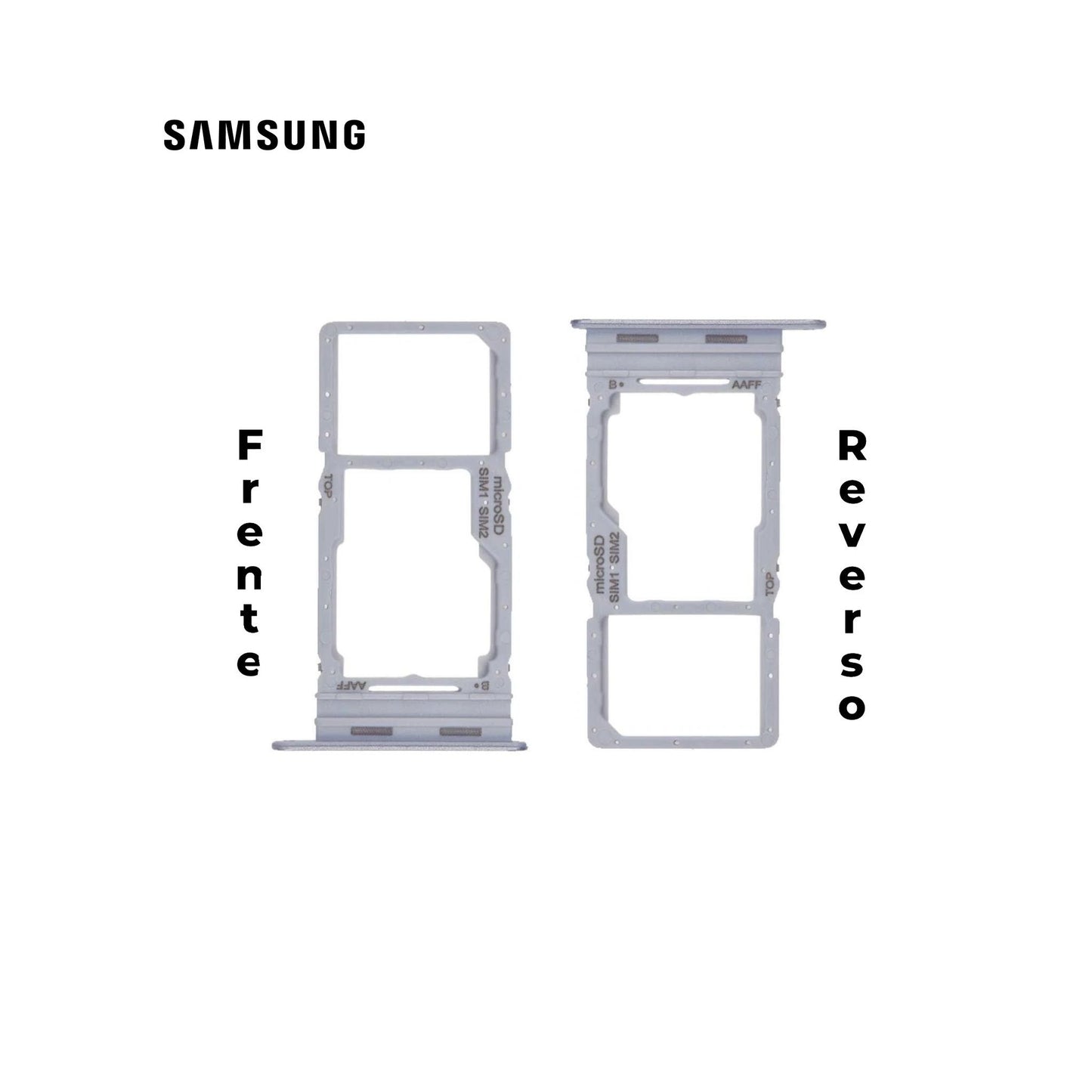 PORTA SIM SAMSUNG A16 5G PLATA