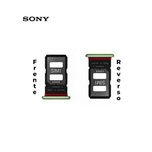 PORTA SIM SONY XA2 ULTRA VERDE