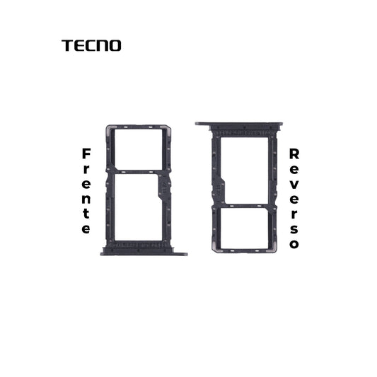 PORTA SIM TECNO SPARK GO 2024 NEGRO