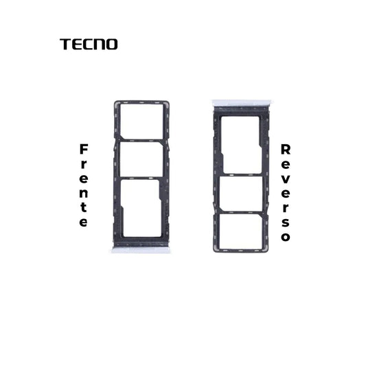 PORTA SIM TECNO SPARK GO 2024 PLATA