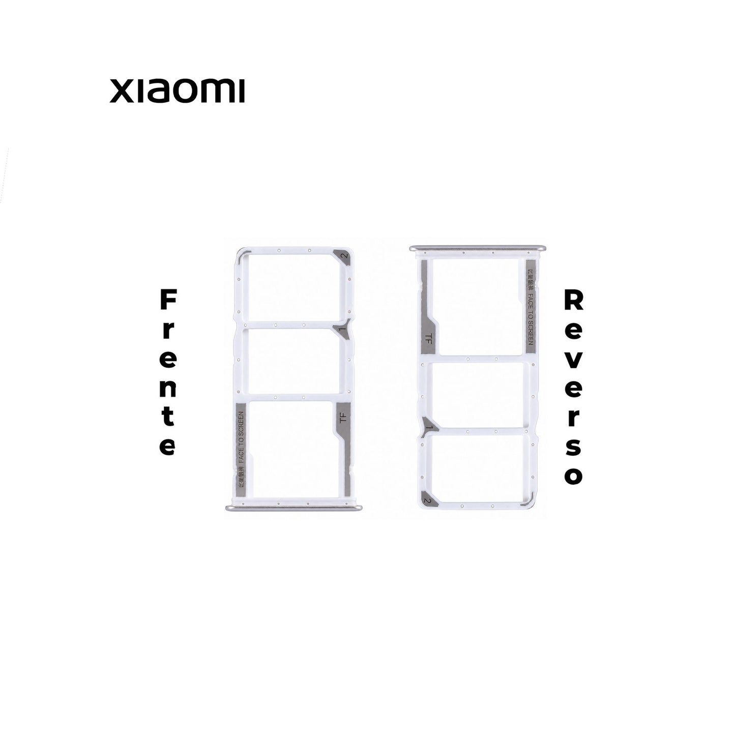 PORTA SIM XIAOMI POCO M5S BLANCO/PLATA