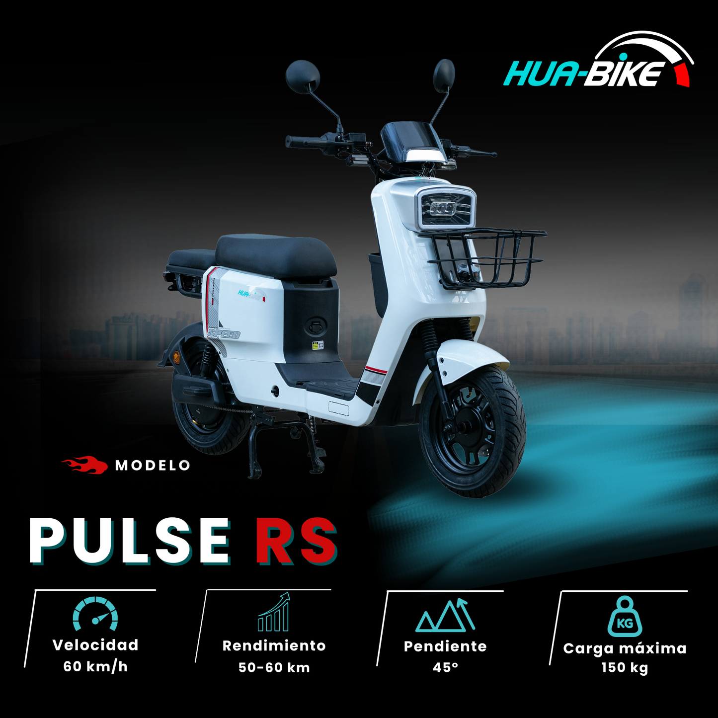 HUA-BIKE BICICLETA ELECTRICA PULSE RS
