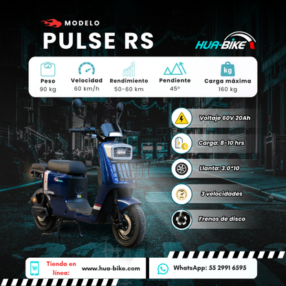HUA-BIKE BICICLETA ELECTRICA PULSE RS