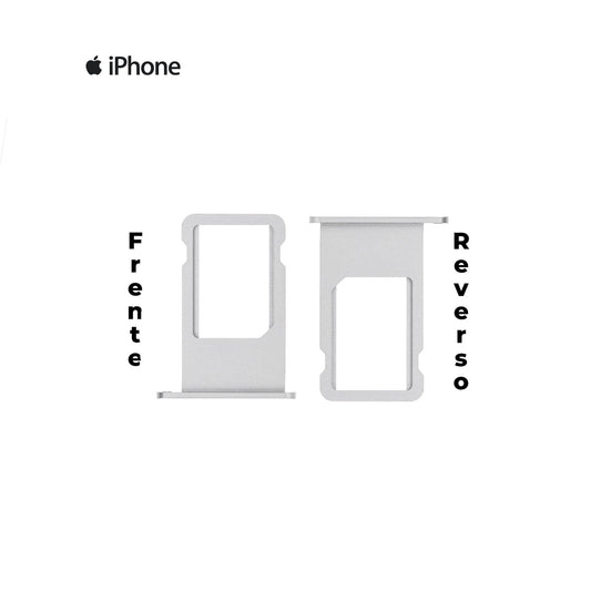 PORTA SIM IPHONE 6G PLATA