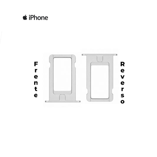 PORTA SIM IPHONE 6G PLUS PLATA