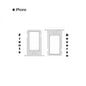 PORTA SIM IPHONE 6G PLUS PLATA