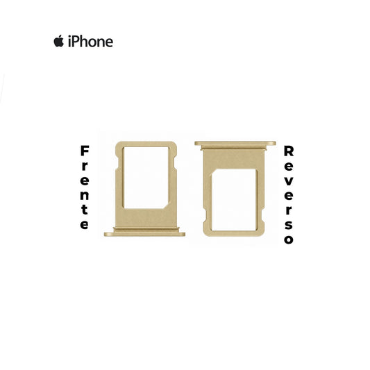 PORTA SIM IPHONE 7G DORADO