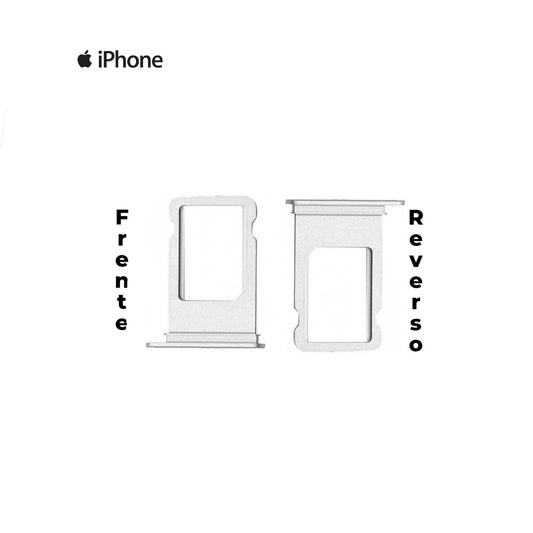PORTA SIM IPHONE 7G PLATA
