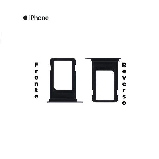 PORTA SIM IPHONE 7G PLUS NEGRO