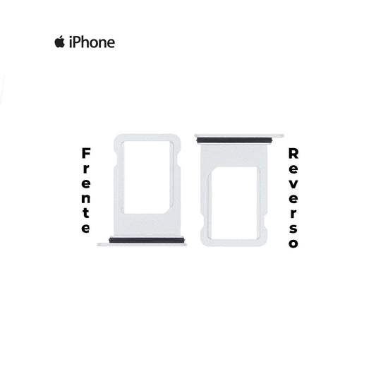 PORTA SIM IPHONE 8G PLATA