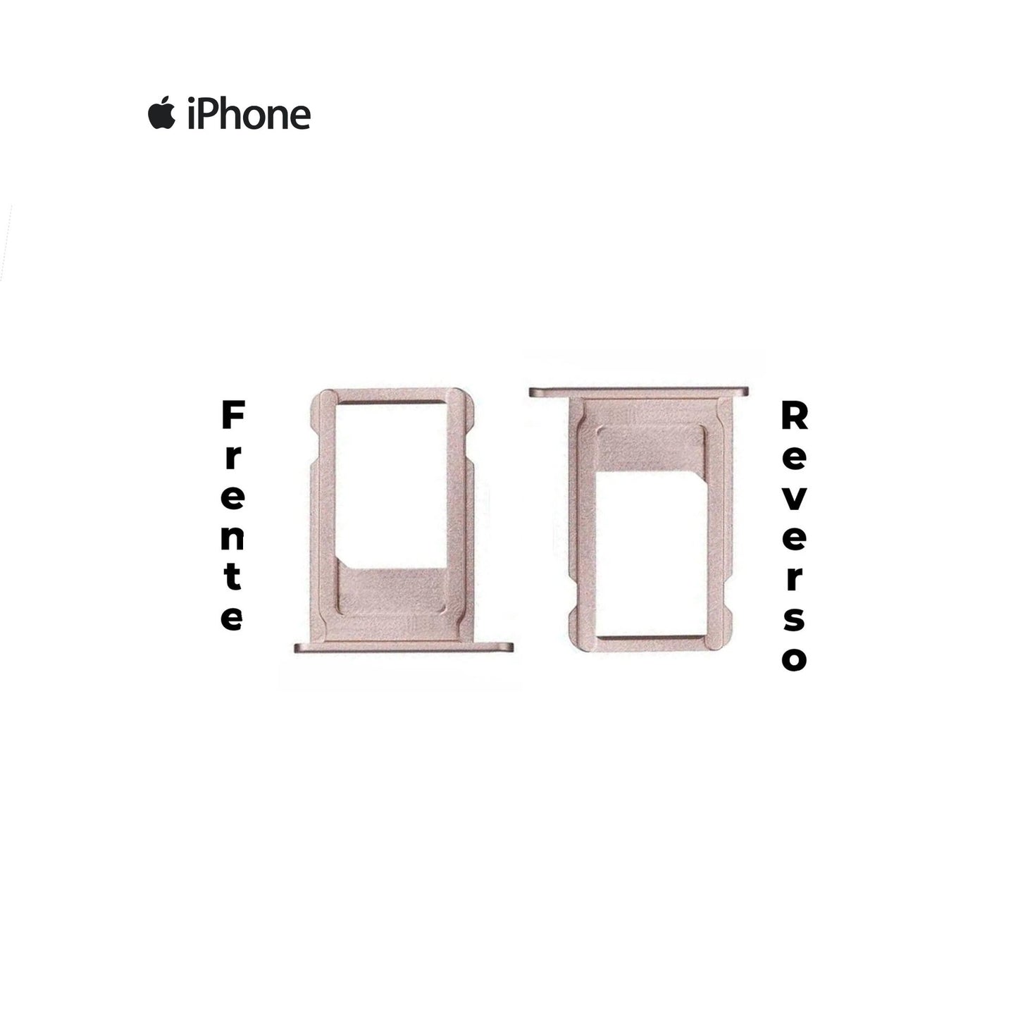 PORTA SIM IPHONE 8G ROSA