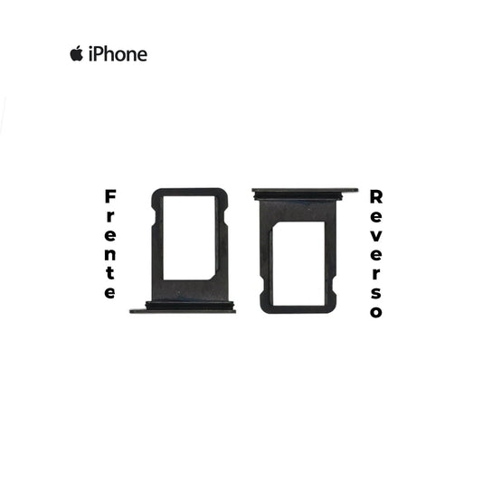 PORTA SIM IPHONE X NEGRO