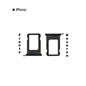 PORTA SIM IPHONE X NEGRO