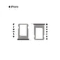 PORTA SIM IPHONE X PLATA