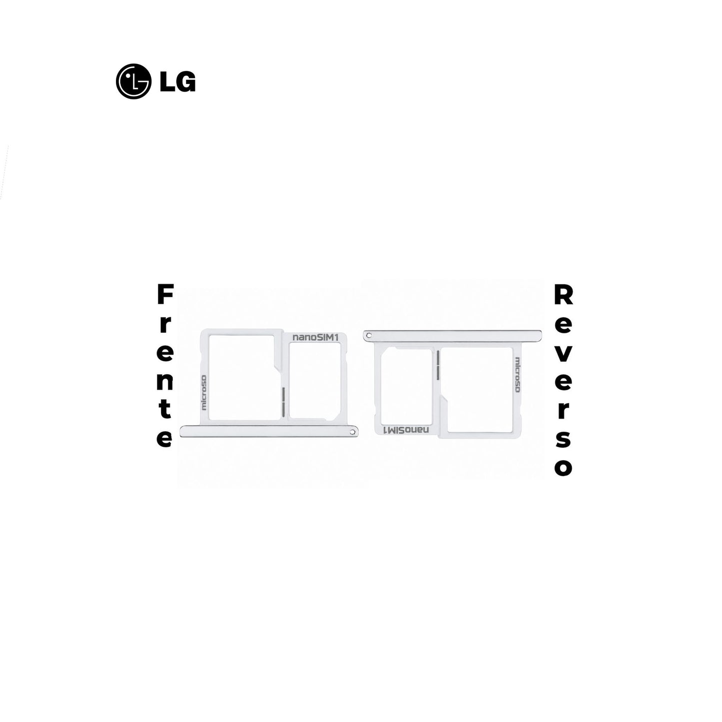 PORTA SIM LG X POWER BLANCO