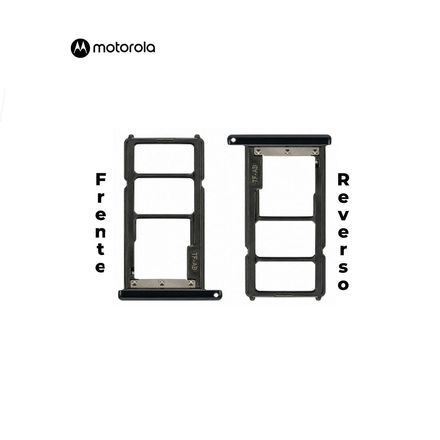 PORTA SIM MOTOROLA E5 PLUS NEGRO