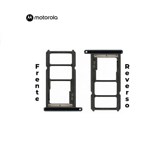 PORTA SIM MOTOROLA E5 PLUS NEGRO