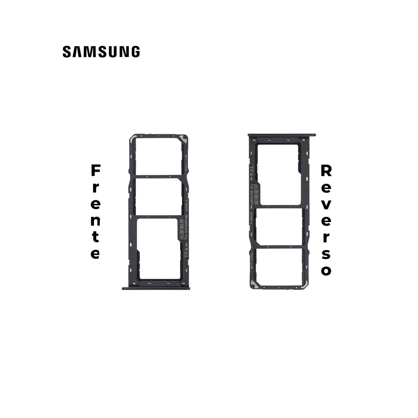 PORTA SIM SAMSUNG A10s NEGRO