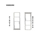 PORTA SIM SAMSUNG A20 BLANCO