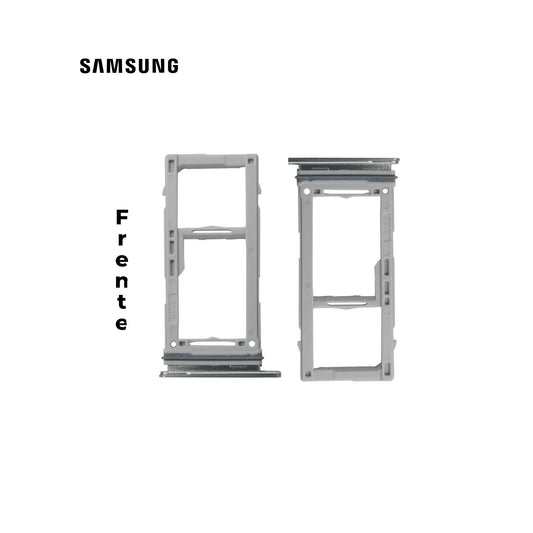 PORTA SIM SAMSUNG S10, S10 PLUS Y S10 E PLATA