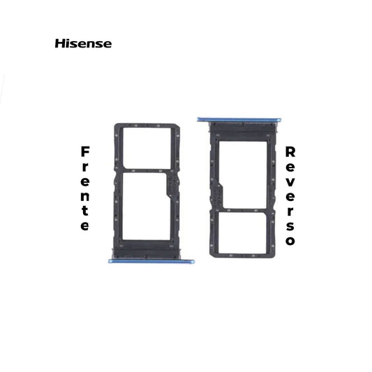 PORTA SIM HISENSE E20 AZUL