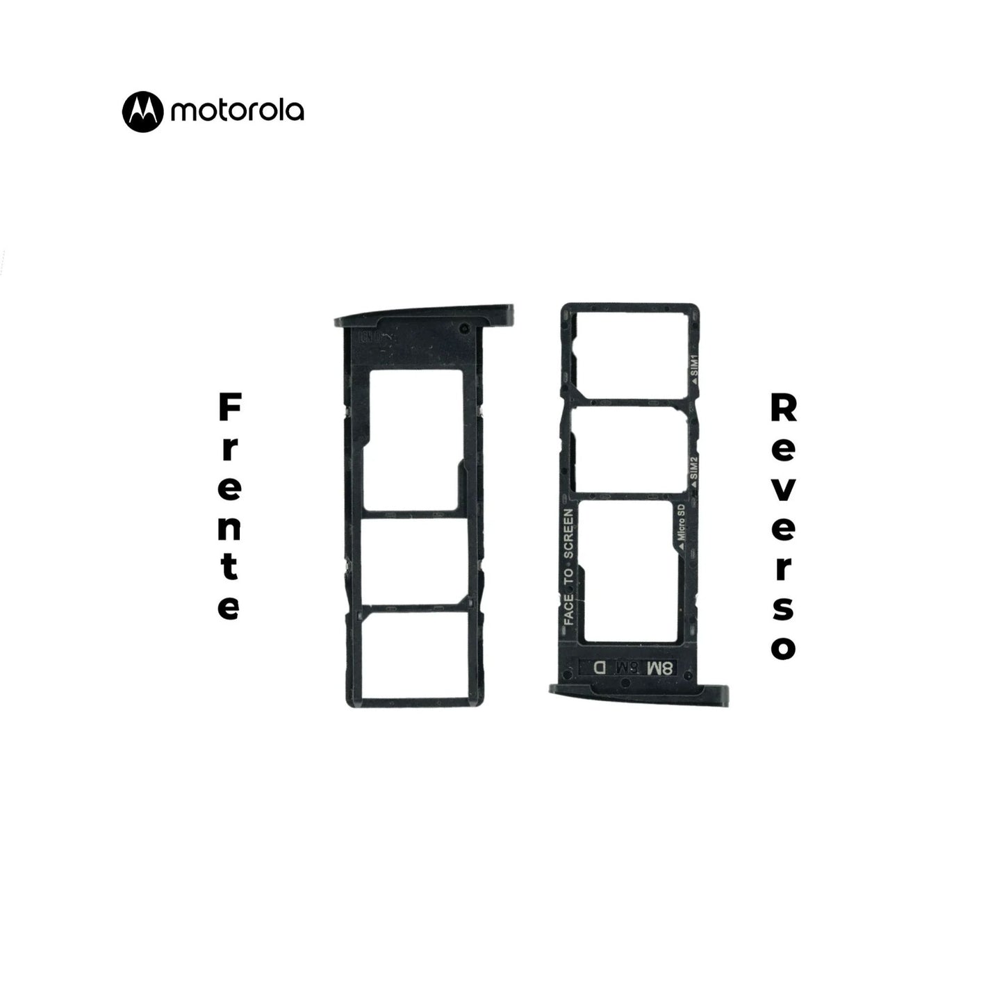 PORTA SIM MOTOROLA G6 PLUS NEGRO
