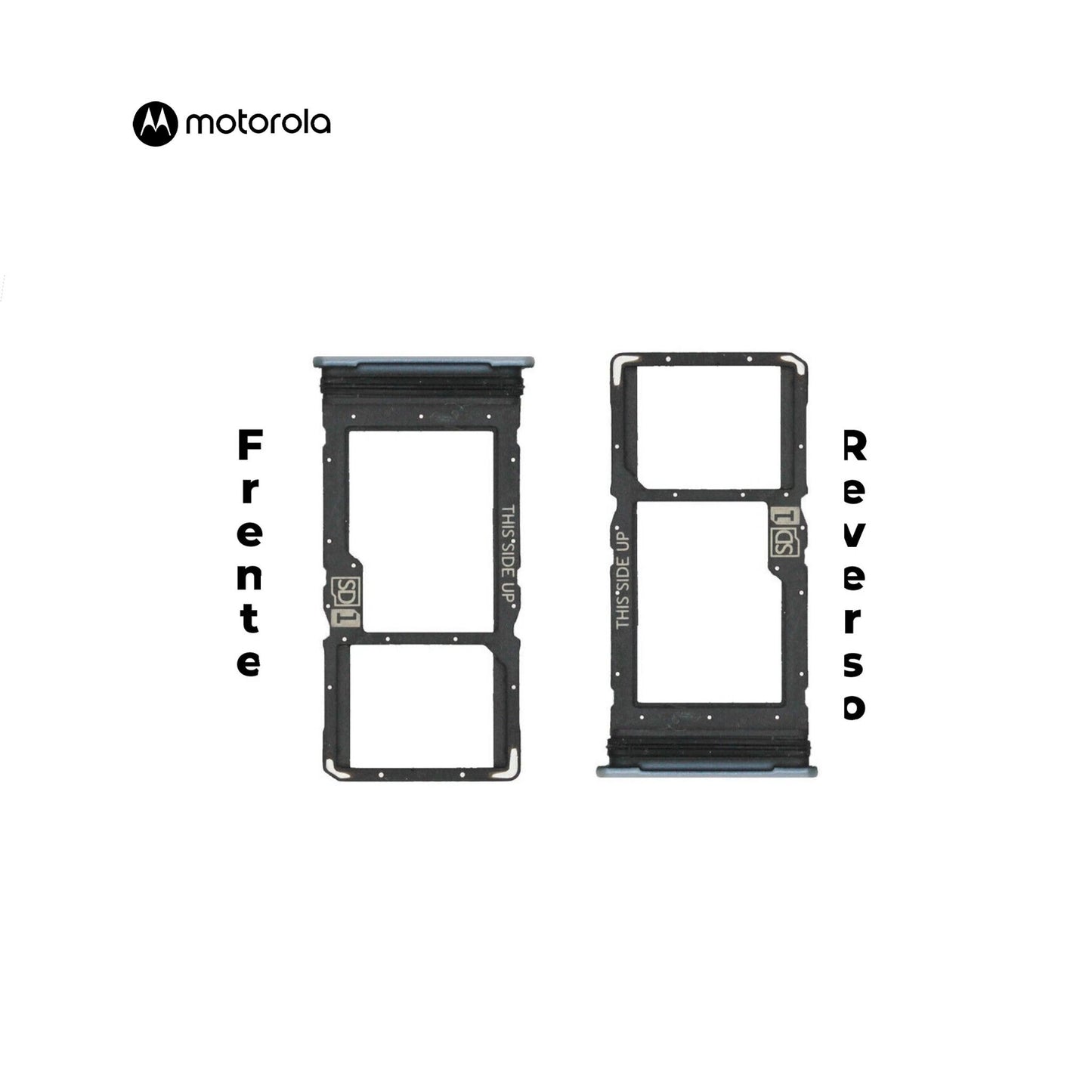 PORTA SIM MOTOROLA ONE NEGRO