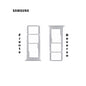 PORTA SIM SAMSUNG A5 2015 PLATA