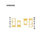 PORTA SIM SAMSUNG A7 2016 , A5 2016 DORADO