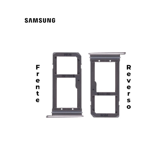 PORTA SIM SAMSUNG S7 EDGE PLATA
