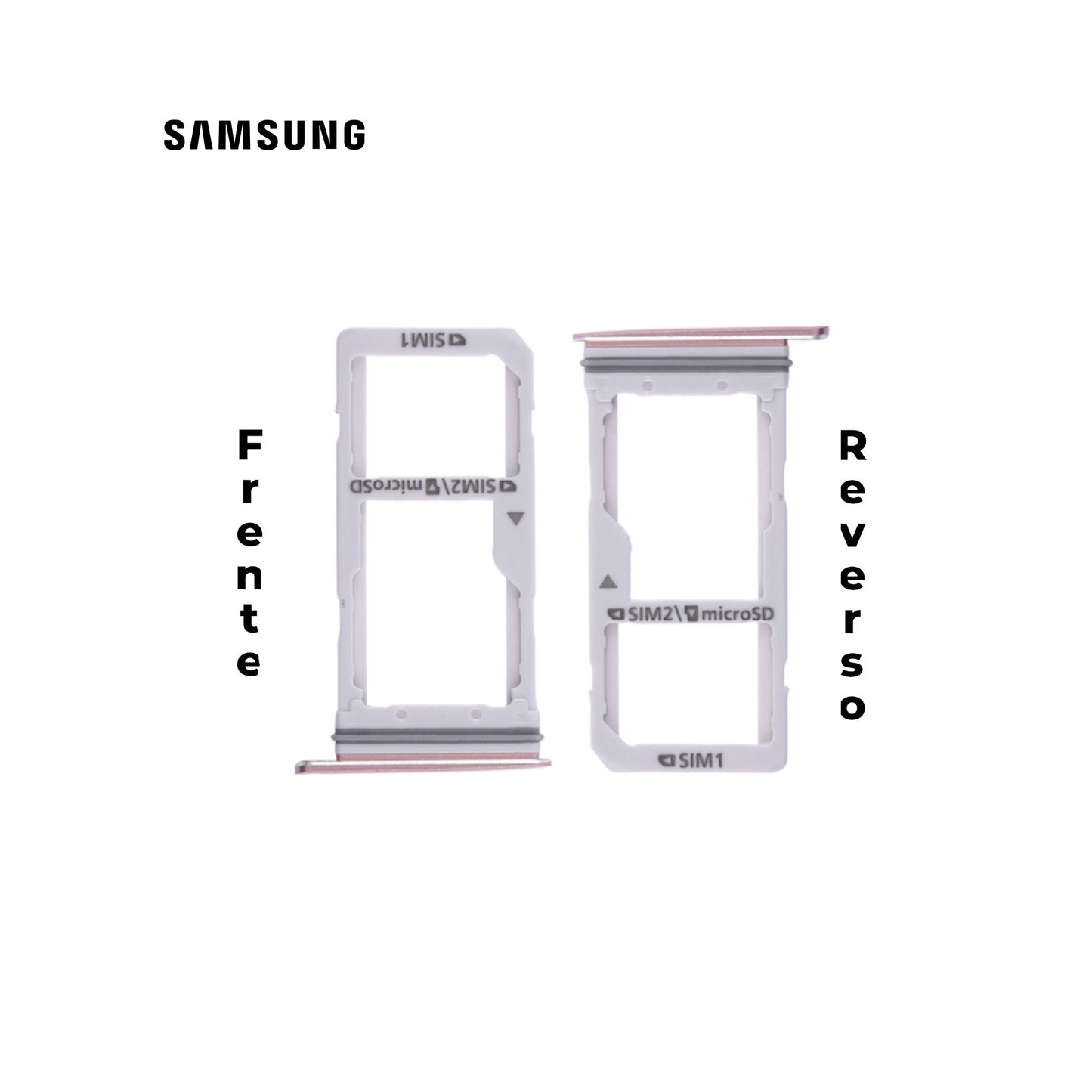 PORTA SIM SAMSUNG S7 EDGE ROSA