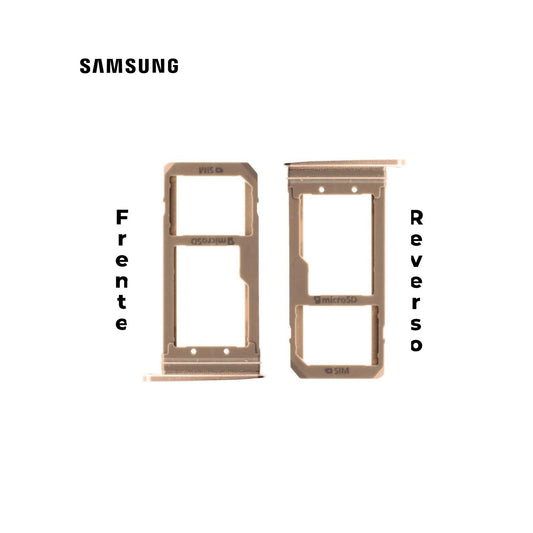 PORTA SIM SAMSUNG S7 FLAT DORADO