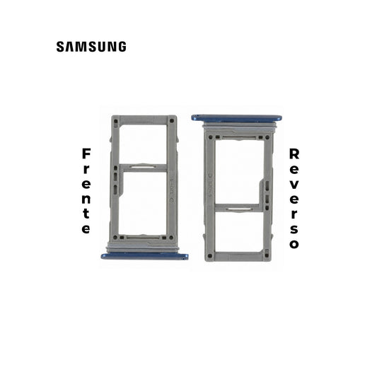 PORTA SIM SAMSUNG S7 FLAT AZUL