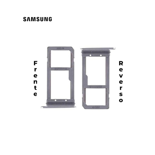 PORTA SIM SAMSUNG S7 FLAT PLATA